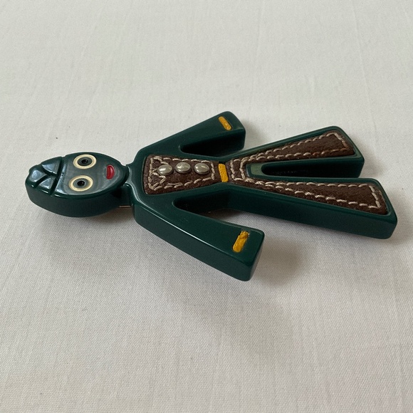 PRADA Sailor Bellhop Bag Pin Brooch - Picture 2 of 7